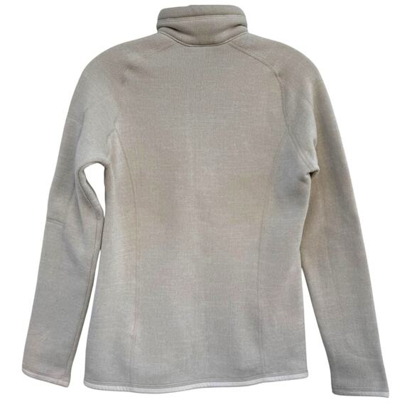 Patagonia Better Sweater 1/4-Zip Fleece Pullover Jacket Pocket Cream Size Small - Picture 2 of 10